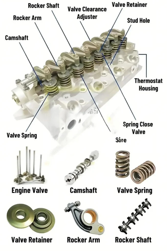 Key Components of a Cylinder Head