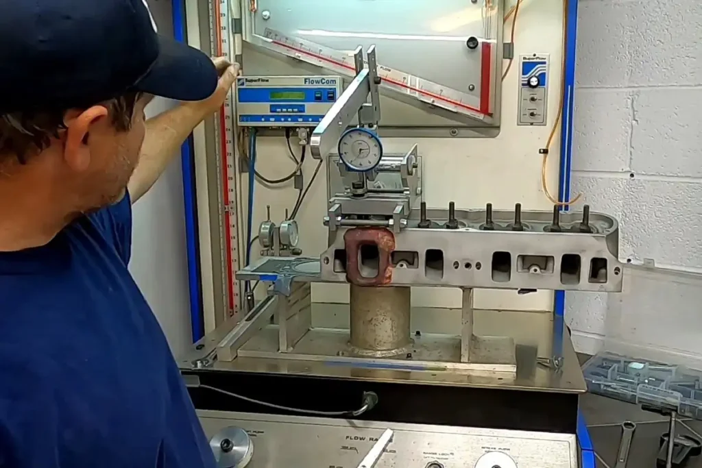 Flow Bench Testing in Cylinder Head Porting