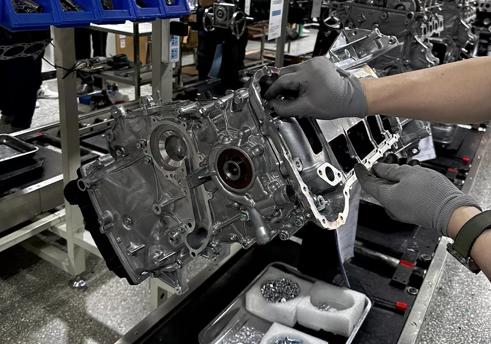 bare engine assemble