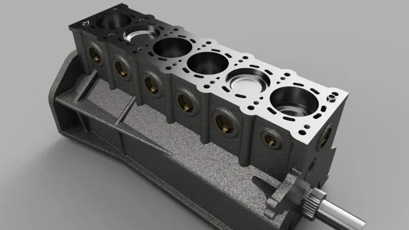 Inline-Engine-Block
